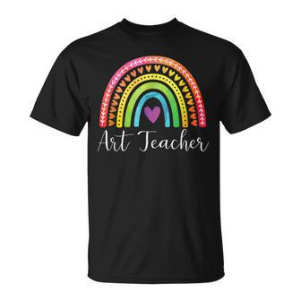 Art Teacher Colorful Rainbow Back To School T-shirt - Thegiftio UK