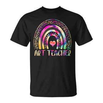 Art Teacher Tie Dye Rainbow Back To School T-shirt - Thegiftio UK