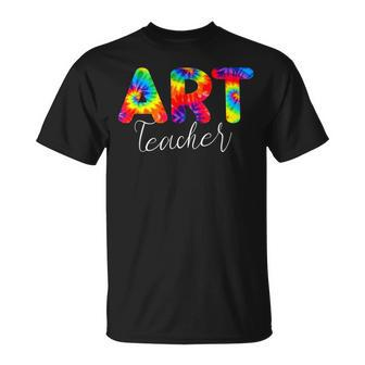 Art Teacher Tie Dye Back To School Appreciation T-shirt - Thegiftio UK