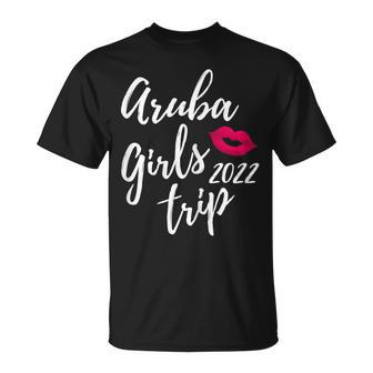 Aruba Girls Trip 2022 Bachelorette Fun Matching Vacation T-shirt - Thegiftio UK