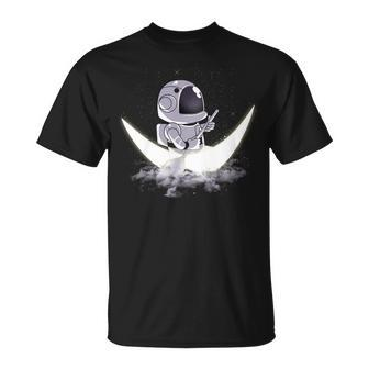 Astronaut Moon Sailing Unisex T-Shirt - Monsterry UK