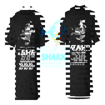 Autism Teacher Shark T-shirt - Thegiftio