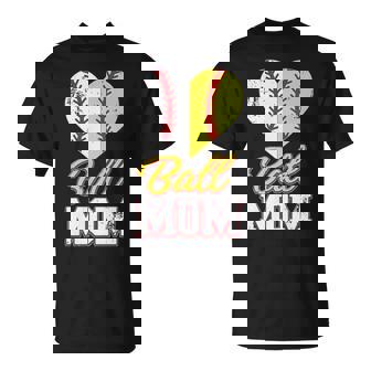 Ball Mom Baseball Softball Mothers T-shirt - Thegiftio