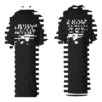 Ban Idiots Not Guns Gun Rights Logo T-shirt - Thegiftio