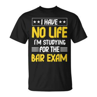 Bar Exam Law School Graduate Graduation V2 T-shirt - Thegiftio UK