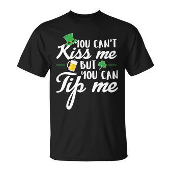 Bartender You Cant Kiss Me But You Can Tip Me Unisex T-Shirt - Monsterry