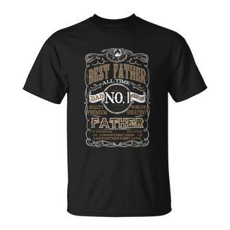 Best Father Dad Forever Best Dad Ever Fathers Day T-Shirt - Thegiftio UK