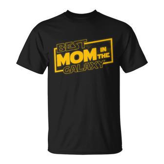 Best Mom In The Galaxy Parody Movie Logo Unisex T-Shirt - Monsterry DE