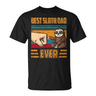 Best Sloth Dad Ever T-shirt - Thegiftio UK