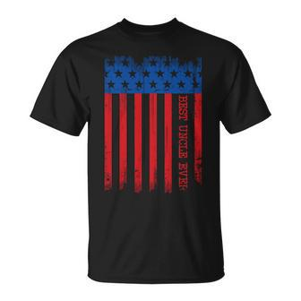 Best Uncle In America Flag Tshirt Unisex T-Shirt - Monsterry