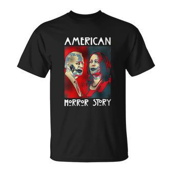 Biden Harris Horror American Zombie Story Halloween V2 T-Shirt - Thegiftio UK