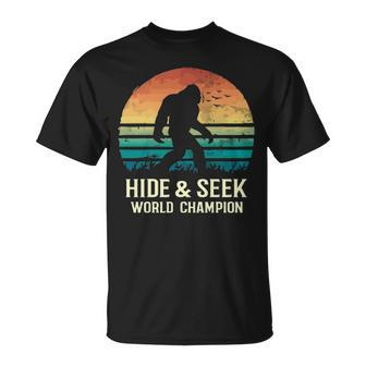 Bigfoot Hide And Seek World Champion T-shirt - Thegiftio UK