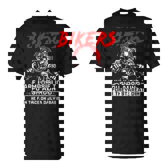 Bikers Are Impossible Unisex T-Shirt - Seseable