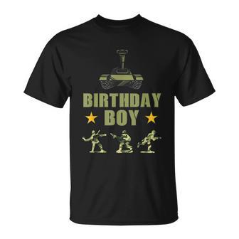 Birthday Army Party Army Decorations Boys Birthday Party T-Shirt - Thegiftio