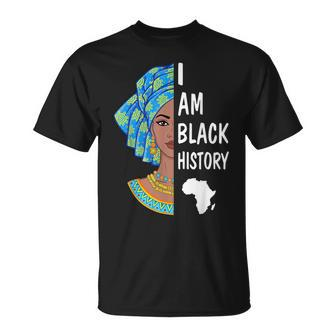I Am Black History Melanin Pride Natural Hair African T-shirt - Thegiftio UK