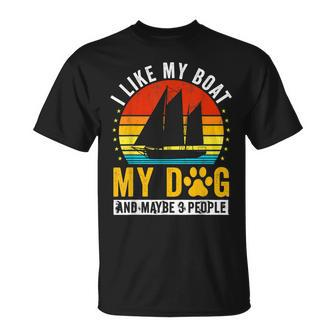 Boating For Boaters Boat Owner & Dog Lover V2 T-shirt - Thegiftio UK