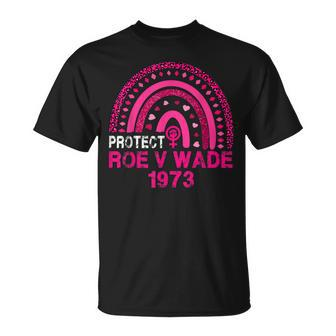 Boho Rainbow Protect Roe V Wade 1973 Feminist Pro Choice Unisex T-Shirt - Seseable