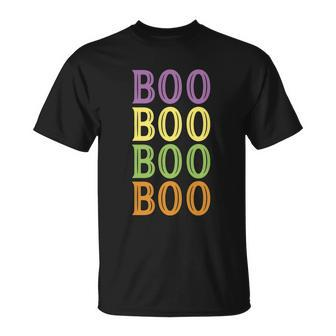 Boo Boo Boo Boo Halloween Quote V5 Unisex T-Shirt - Monsterry CA