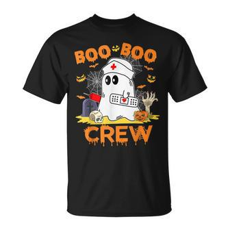 Boo Boo Crew Nurse Halloween Vibes Halloween Costume Unisex T-Shirt - Seseable