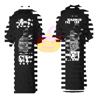 Boo Boo Crew Nurse Pumpkin Funny Halloween Ghost Costume Unisex T-Shirt - Seseable