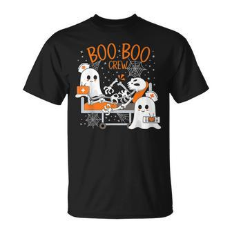 Boo Boo Crew Ghost Doctor Paramedic Emt Nurse Halloween V2 T-shirt - Thegiftio UK