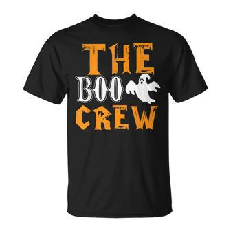 The Boo Crew Lazy Halloween Costume Ghost Spirit T-shirt - Thegiftio UK