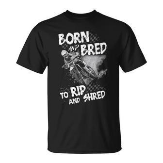 Born And Bred To Rip And Shred Unisex T-Shirt - Seseable