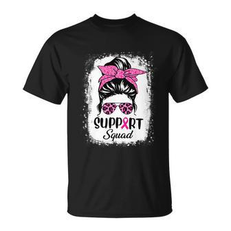 Breast Cancer Warrior Support Squad Breast Cancer Awareness T-Shirt - Thegiftio UK