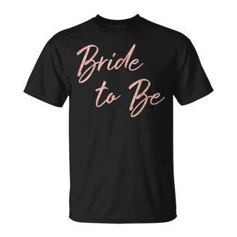 Bride To Be Bachelorette Party Bridal Wedding T-shirt - Thegiftio UK