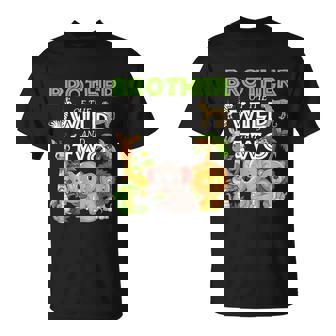 Brother Of The Wild Two Zoo Birthday Safari Jungle T-shirt - Thegiftio