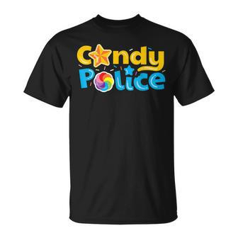 Candy Police Cute Funny Trick Or Treat Halloween Costume Unisex T-Shirt - Seseable