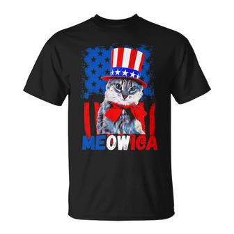 Cat Meowica 4Th Of July T-shirt - Thegiftio UK