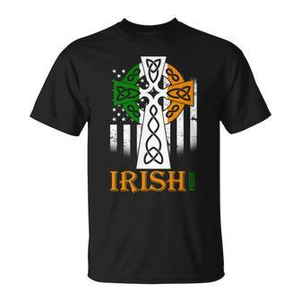 Celtic Cross Irish American Pride T-shirt - Thegiftio UK