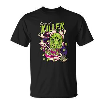 Cereal Killer Funny Tshirt Unisex T-Shirt - Monsterry