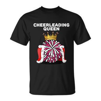 Cheerleading Queen Cheerleader Girls Cheerleading T-shirt - Thegiftio