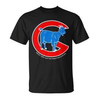 Chicago Billy Goat Since 1908 May The Tradition Live On V2 Unisex T-Shirt - Monsterry