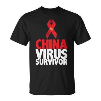China Virus Survivor Tshirt Unisex T-Shirt - Monsterry UK