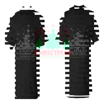 Christmas Tree Ugly Christmas Sweater T-Shirt - Thegiftio