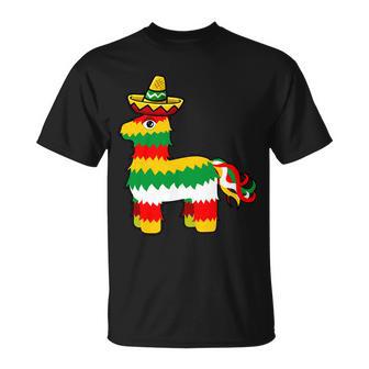 Cinco De Mayo Party Pinata Fiesta Sombrero Tshirt Unisex T-Shirt - Monsterry UK