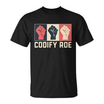 Codify Roe V Wade Feminist Pro Choice Unisex T-Shirt - Monsterry