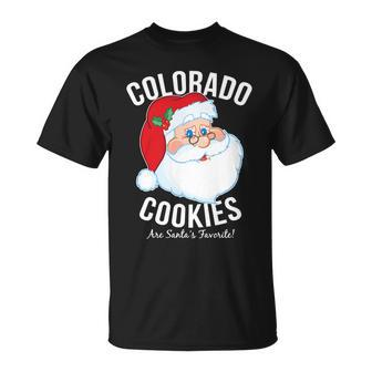 Colorado Cookies Are Santas Favorite Tshirt Unisex T-Shirt - Monsterry AU