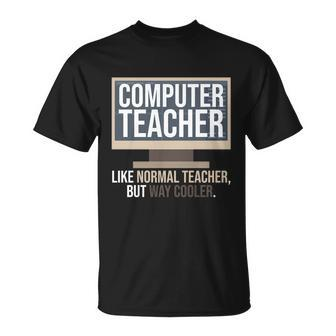 Computer Teacher Definition Computer Literacy Teacher T-Shirt - Thegiftio UK