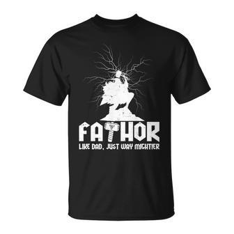 Cool Fathers Day Mighty Fathor Unisex T-Shirt - Monsterry AU