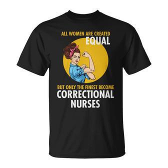 Correctional Nurse V2 Unisex T-Shirt - Monsterry