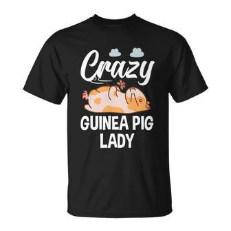 Crazy Guinea Pig Lady Guinea Pig Owner Guinea Pig Mom Meaningful T-shirt - Thegiftio UK