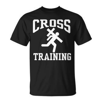 Cross Training Jesus Christian Catholic Tshirt Unisex T-Shirt - Monsterry