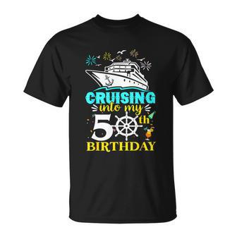 Cruising Into My 50Th Birthday 50 Year Old Cruise Birthday T-Shirt - Thegiftio UK