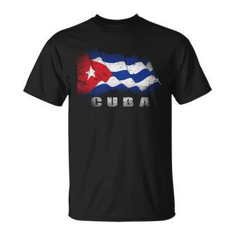 Cuban Flag Cuba V2 Unisex T-Shirt - Monsterry UK