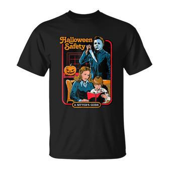 Cute Halloween Halloween Day Halloween Safety Guide T-Shirt - Thegiftio UK