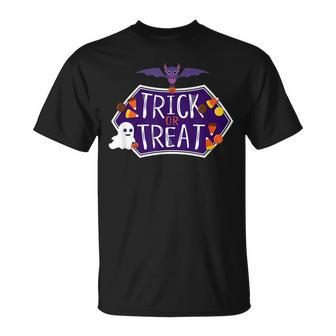 Cute Trick Or Treat Halloween Candy Unisex T-Shirt - Seseable